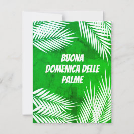 Italienska Buona Domenica delle Palme Handflatan S Julkort