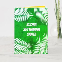 Italienska Buona Settimana Santa Heliga Week Kort
