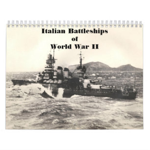 Italienska byar av Världskrig II Kalender