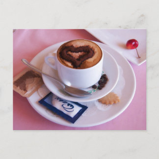 Italienska Cappuccino med Kärlek Vykort