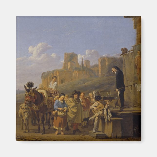 Italienska charlataner, 1657 magnet (Framsidan)