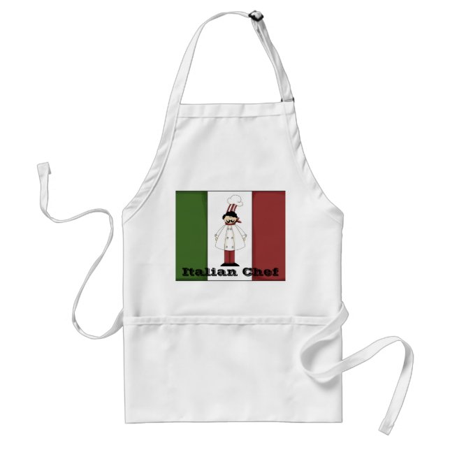 Italienska Chef #1 Apron Förkläde (Framsidan)
