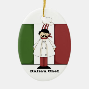 Italienska Chef #1 Kitchen Ornament