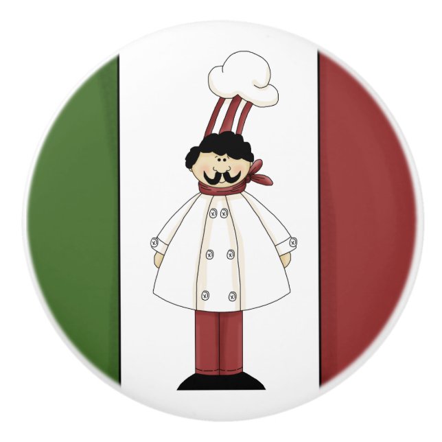Italienska Chef #1 Knopp (Framsidan)