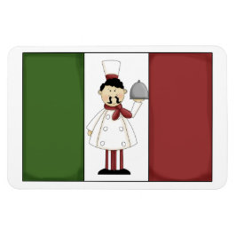 Italienska Chef #4 Premium Magnet
