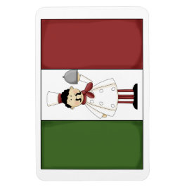 Italienska Chef #4 Premium Magnet