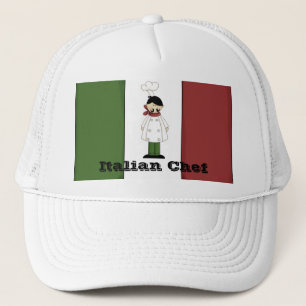 Italienska Chef #5 Hat Truckerkeps