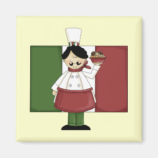 Italienska Chef - Anpassade Magnet