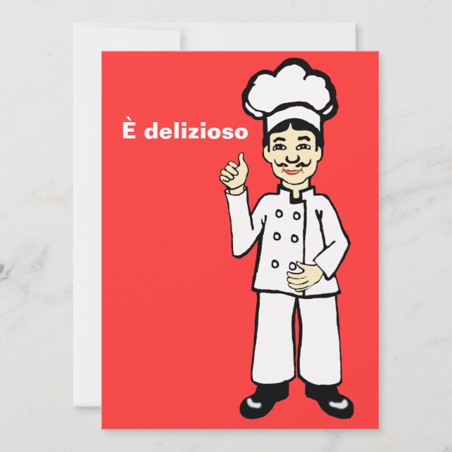 Italienska Chef - è delizioso (Framsida)