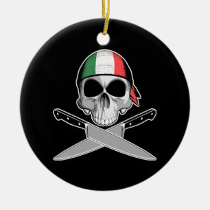 Italienska Chef Julgransprydnad Keramik
