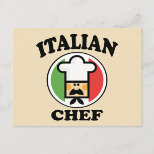Italienska Chef Vykort