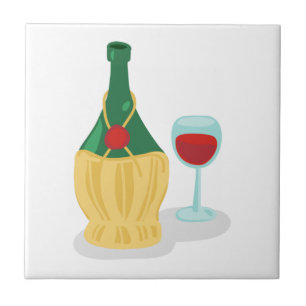 Italienska Chianti Kakelplatta