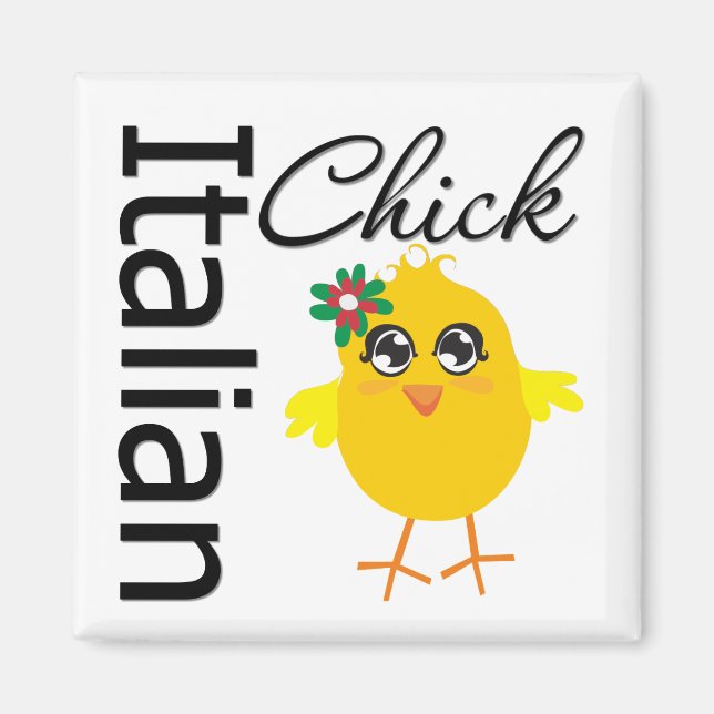 Italienska Chicken Magnet (Framsidan)
