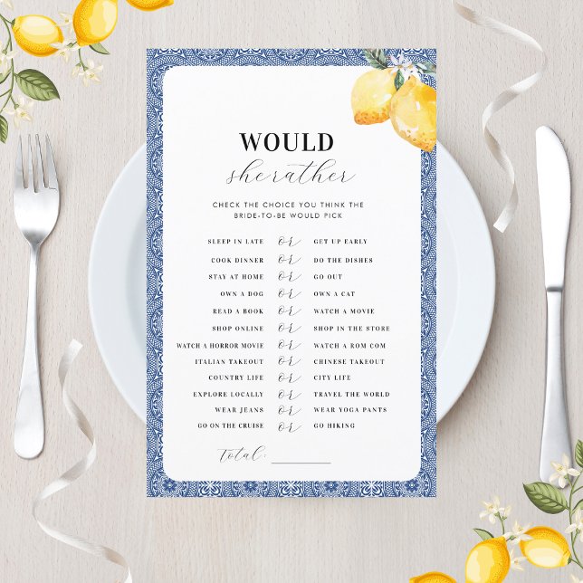 Italienska citroners Möhippa skulle hon hellre spe (Skapare uppladdad)