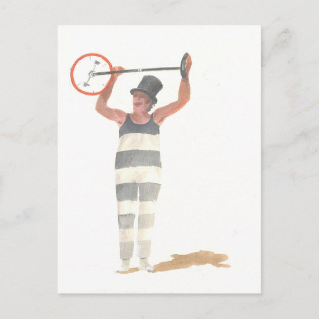 Italienska clown vykort (Framsida)