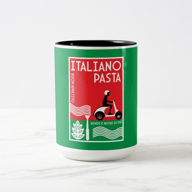 Italienska Cook Två-Tonad Mugg (Center)