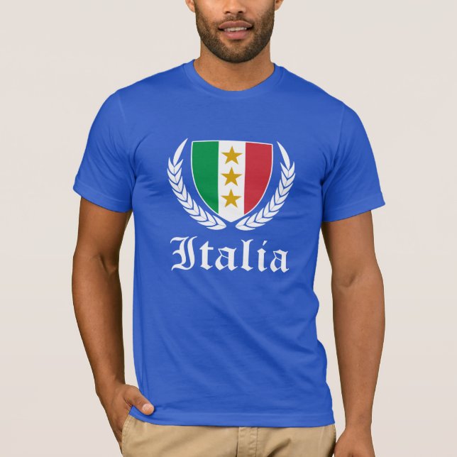 Italienska Crest T Shirt (Framsida)