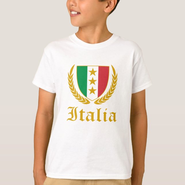 Italienska Crest T Shirt (Framsida)
