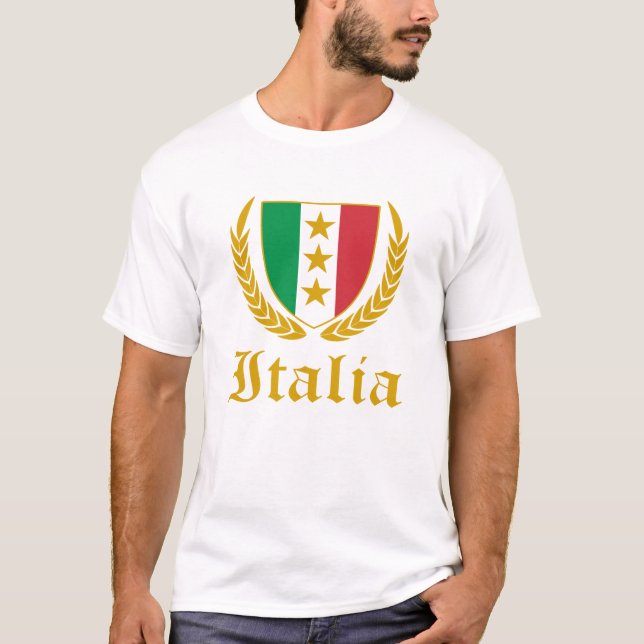 Italienska Crest T Shirt (Framsida)