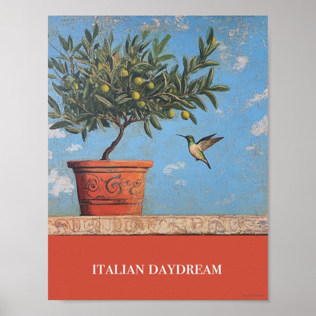 Italienska Daydröm-Poster Poster (Framsidan)