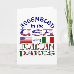 Italienska delar helgkort