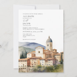 Italienska destinationsbröllop inbjudningar