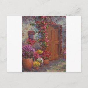 Italienska Doorway Vykort