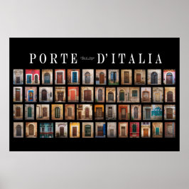 Italienska dörrar (Porte d'Italia) Poster