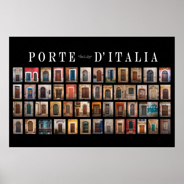 Italienska dörrar (Porte d'Italia) Poster (Framsidan)