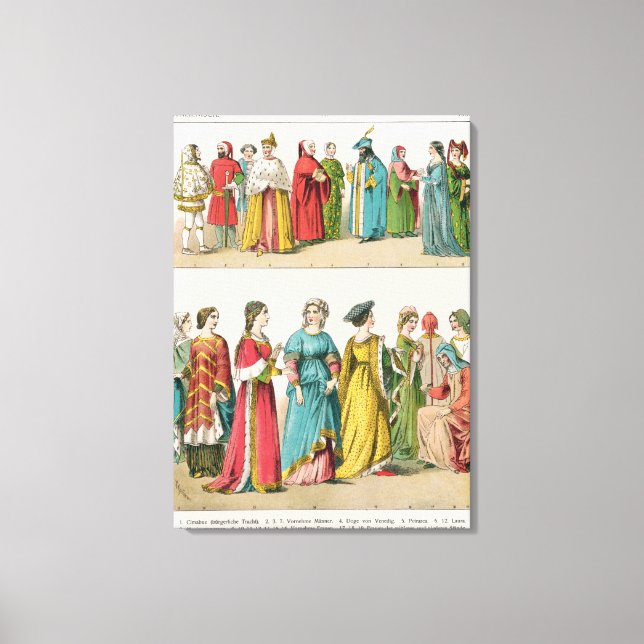 Italienska Dress Canvastryck (Framsida)