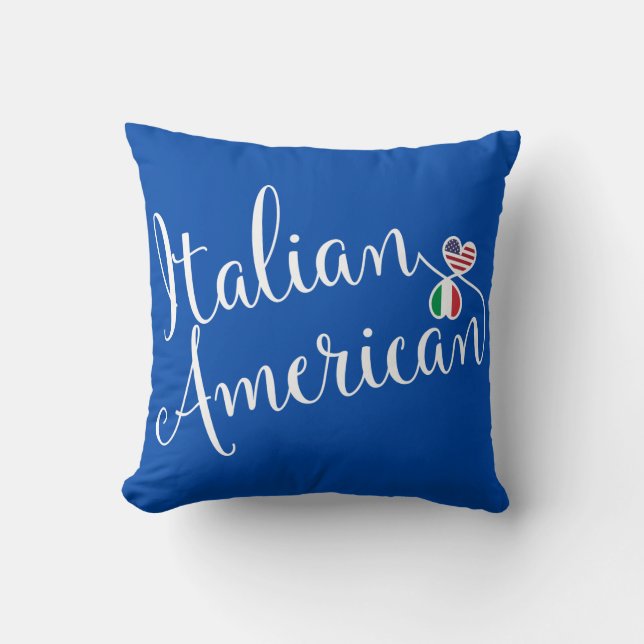 Italienska engarnerade hörn Throw Cushion Kudde (Framsida)