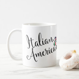Italienska engarvade hörn kaffemugg