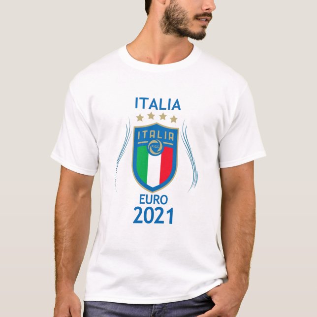 Italienska Europamästningar T Shirt (Framsida)