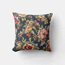 Italienska Fabric med ett vackert Blommönster