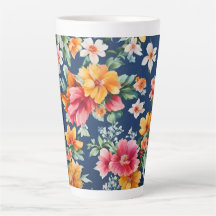 Italienska Fantastisk Summer Bright-Blommönstret