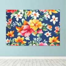 Italienska Fantastisk Summer Bright-Blommönstret