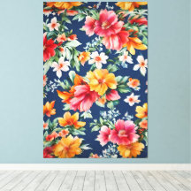 Italienska Fantastisk Summer Bright-Blommönstret