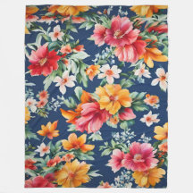 Italienska Fantastisk Summer Bright-Blommönstret