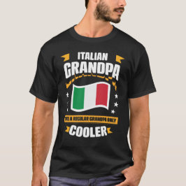 Italienska farfar Funny Grandfather T Shirt