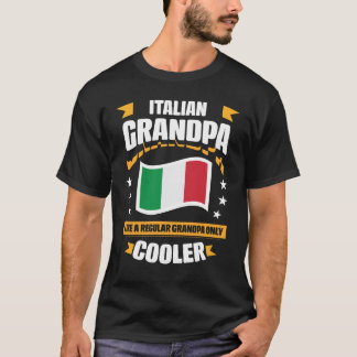 Italienska farfar Funny Grandfather T Shirt
