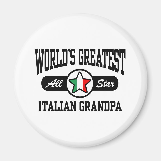 Italienska farfar magnet (Framsidan)