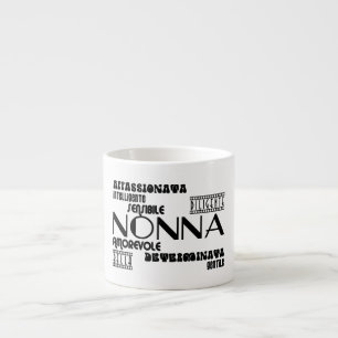 Italienska farmödrar: Kvaliteter Espressomugg