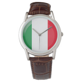 Italienska flagga armbandsur