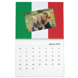 Italienska Flagga Calendario Personalizzato 2026 A Kalender