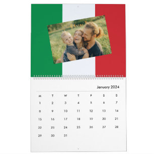 Italienska Flagga Calendario Personalizzato 2026 A Kalender