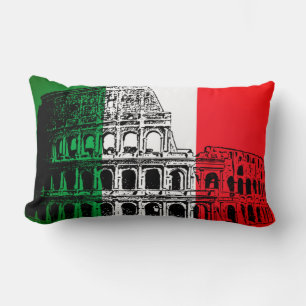 Italienska Flagga Dekorativ kudde