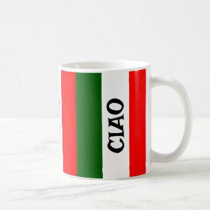 Italienska Flagga Design Coffee Mugg