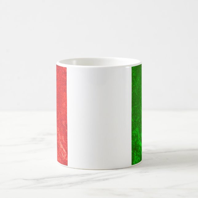 Italienska Flagga Design Kaffemugg (Center)