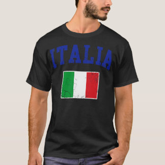 Italienska Flagga Family Heritage Italienska Itali T Shirt