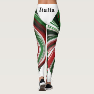 Italienska Flagga Färg - Italien Leggings